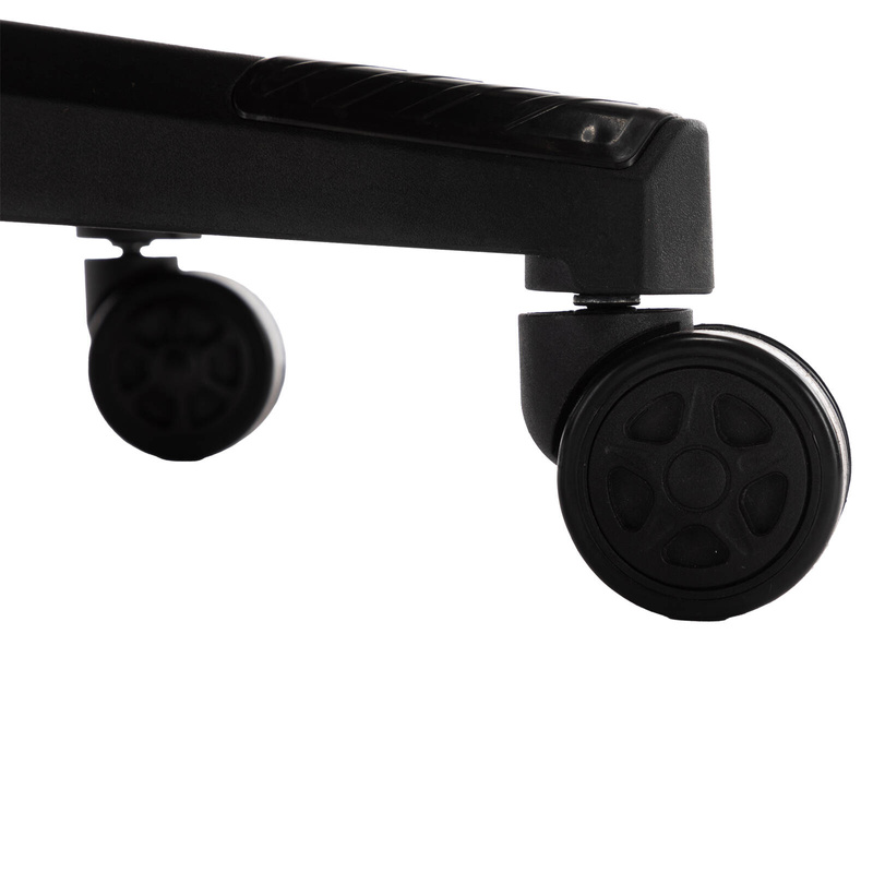 Fotel dla gracza gamingowy ergonomiczny kubełkowy krzesło z podnóżkiem czarno-biały Corpo