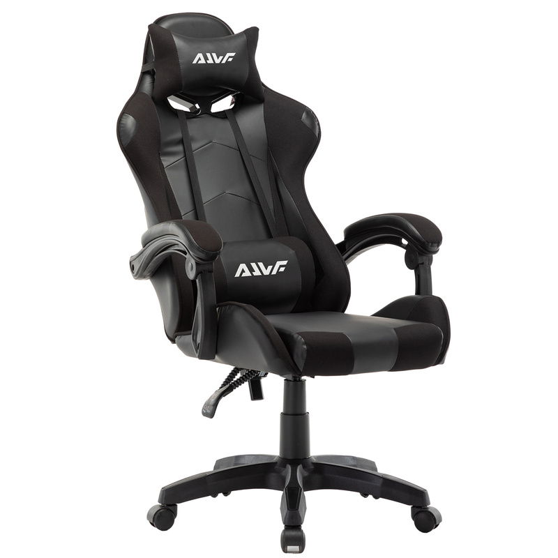 Fotel biurowy dla gracza gamingowy krzesło kubełkowe obrotowy czarny Vito