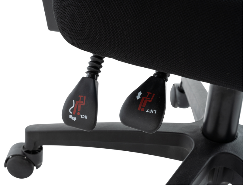 Fotel biurowy ergonomiczny obrotowy siateczkowy mesh krzesło czarny Nexus