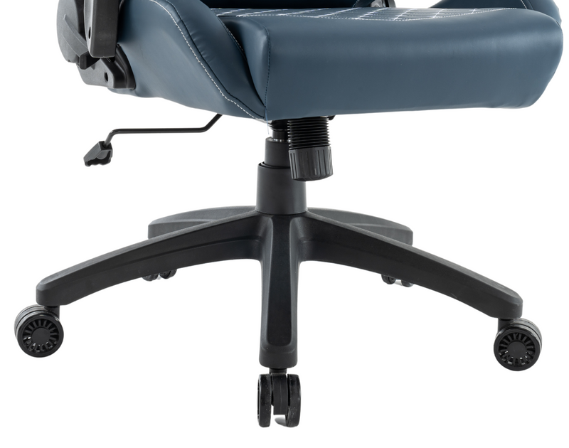 Fotel dla gracza gamingowy ergonomiczny krzesło niebieski Poseidon