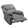 Fotel rozkładany wypoczynkowy relaksacyjny szary William