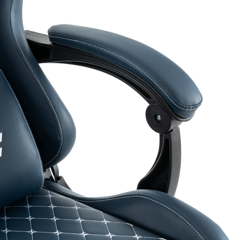 Fotel dla gracza gamingowy ergonomiczny krzesło niebieski Poseidon