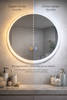 Lustro podświetlane LED ANTI-FOG 60 cm okrągłe J112