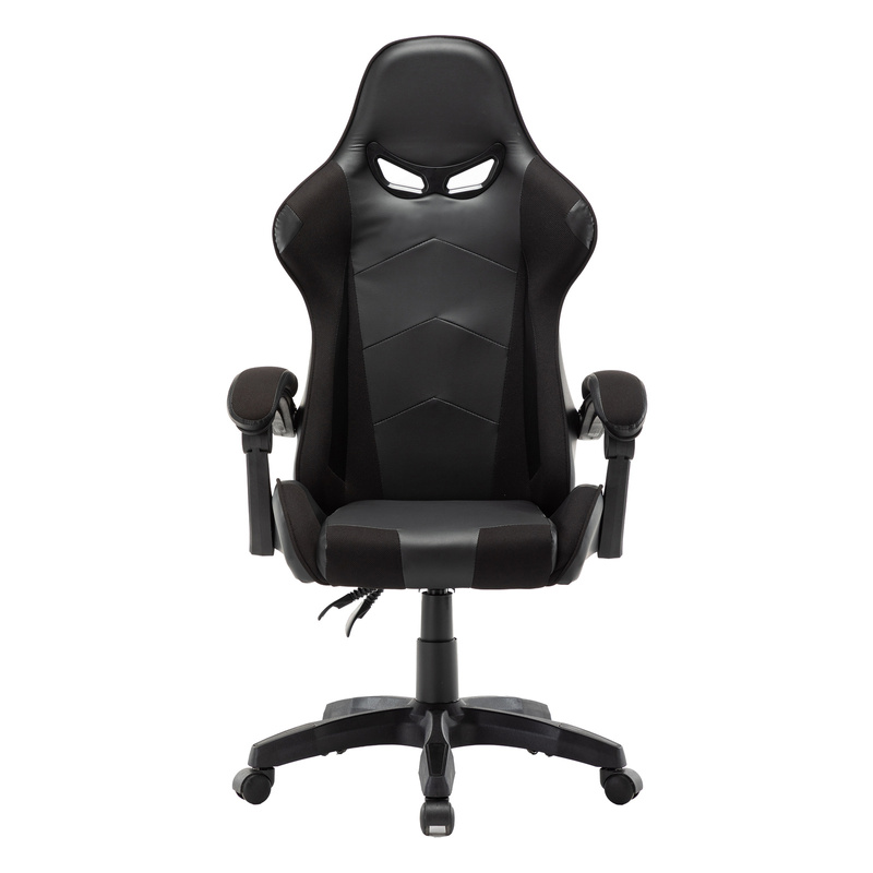 Fotel biurowy dla gracza gamingowy krzesło kubełkowe obrotowy czarny Vito