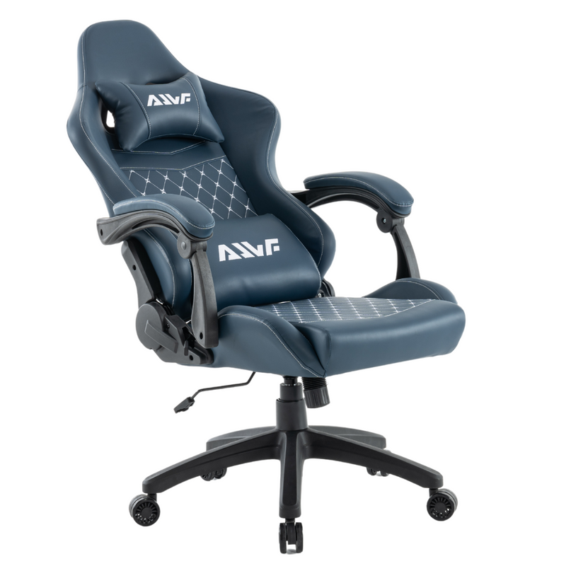 Fotel dla gracza gamingowy ergonomiczny krzesło niebieski Poseidon