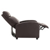 Fotel rozkładany wypoczynkowy relaksacyjny brązowy Chuck