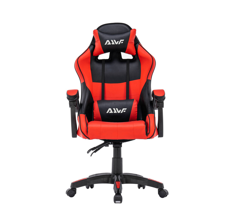 Fotel dla gracza gamingowy kubełkowy krzesło obrotowy czarno-czerwony Prince