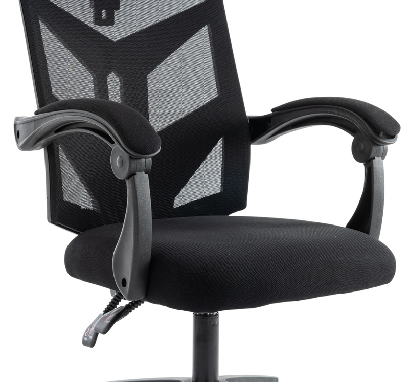 Fotel biurowy ergonomiczny obrotowy siateczkowy mesh krzesło czarny Nexus