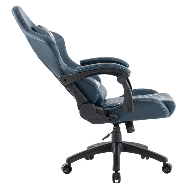 Fotel dla gracza gamingowy ergonomiczny krzesło niebieski Poseidon