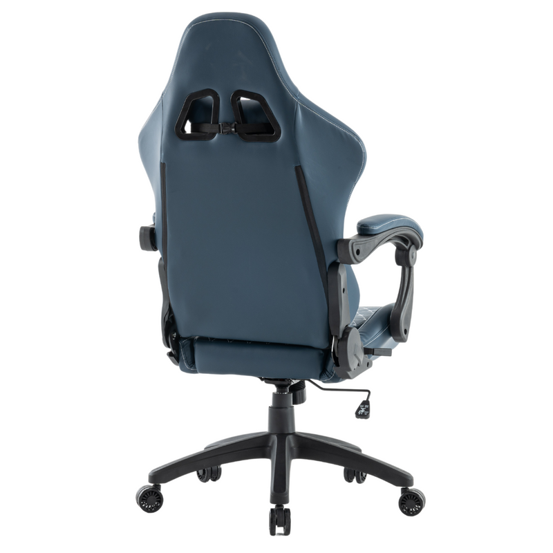 Fotel dla gracza gamingowy ergonomiczny krzesło niebieski Poseidon