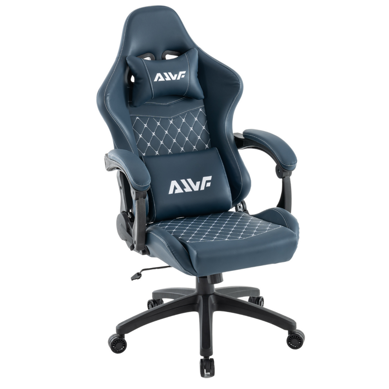 Fotel dla gracza gamingowy ergonomiczny krzesło niebieski Poseidon