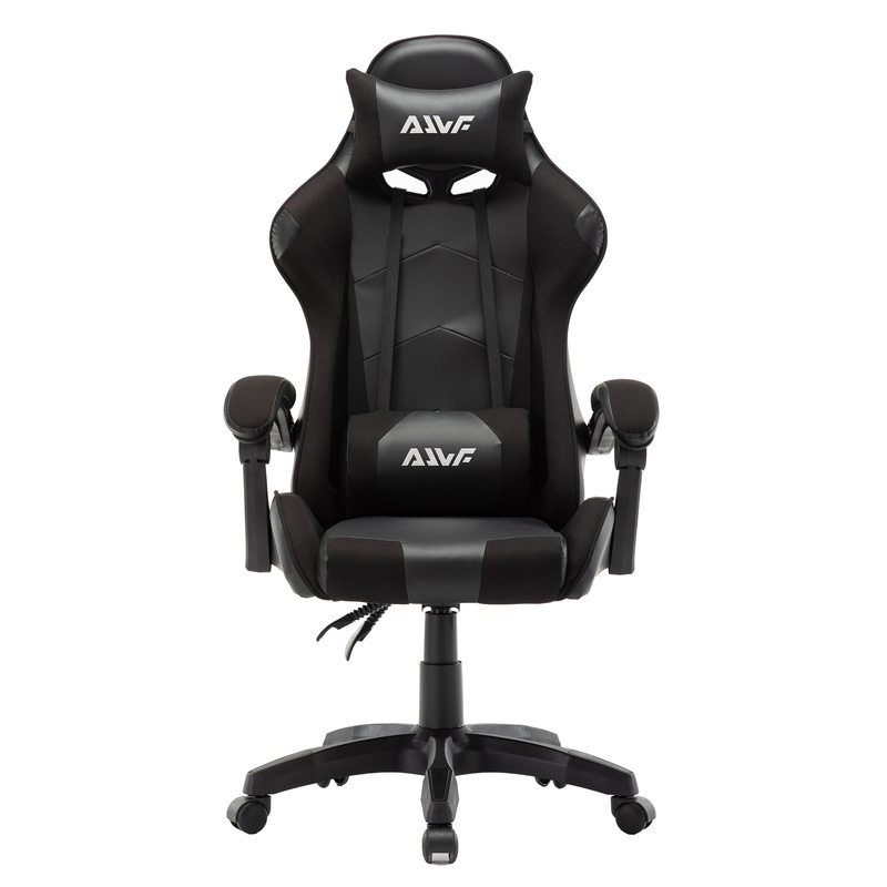 Fotel biurowy dla gracza gamingowy krzesło kubełkowe obrotowy czarny Vito