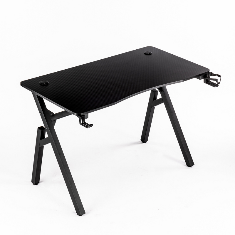 Biurko dla gracza komputerowe gamingowe 120x60 czarne Artemis