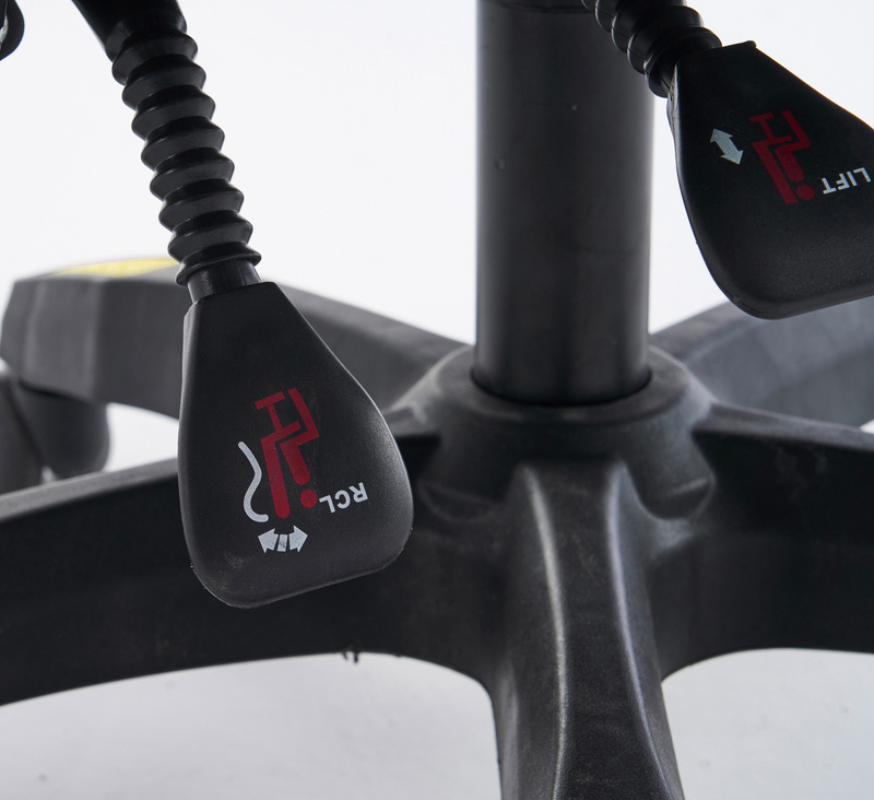 Fotel dla gracza gamingowy biurowy ergonomiczny z podnóżkiem krzesło obrotowe żółto-czarny Sienna