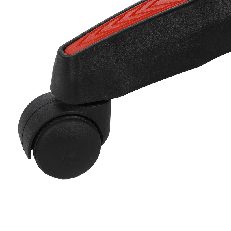 Fotel dla gracza gamingowy krzesło kubełkowy mocny ergonomiczny biurowy czarno-czerwony Milan