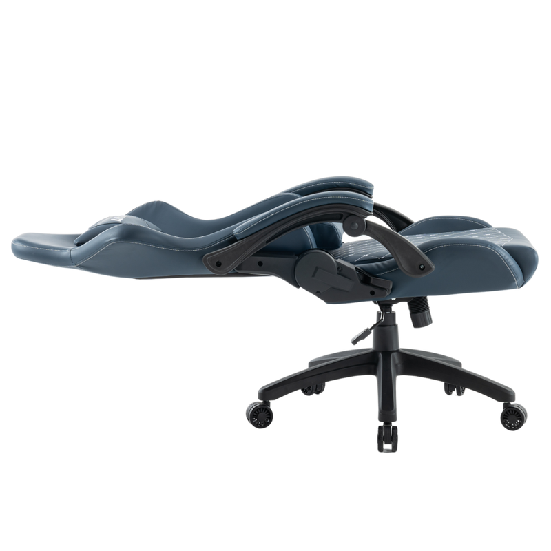 Fotel dla gracza gamingowy ergonomiczny krzesło niebieski Poseidon