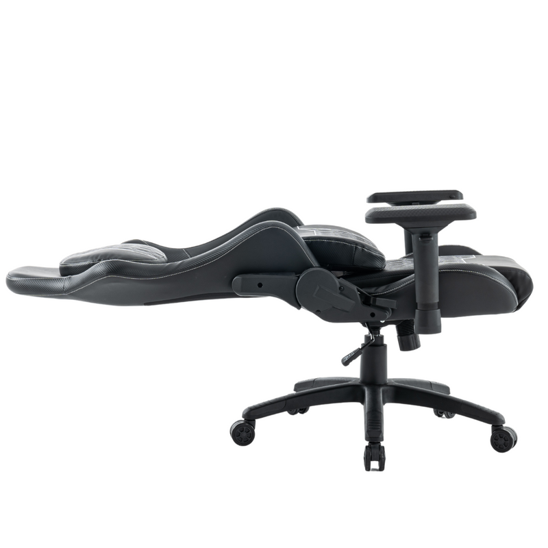 Fotel dla gracza gamingowy ergonomiczny krzesło czarny Tucker