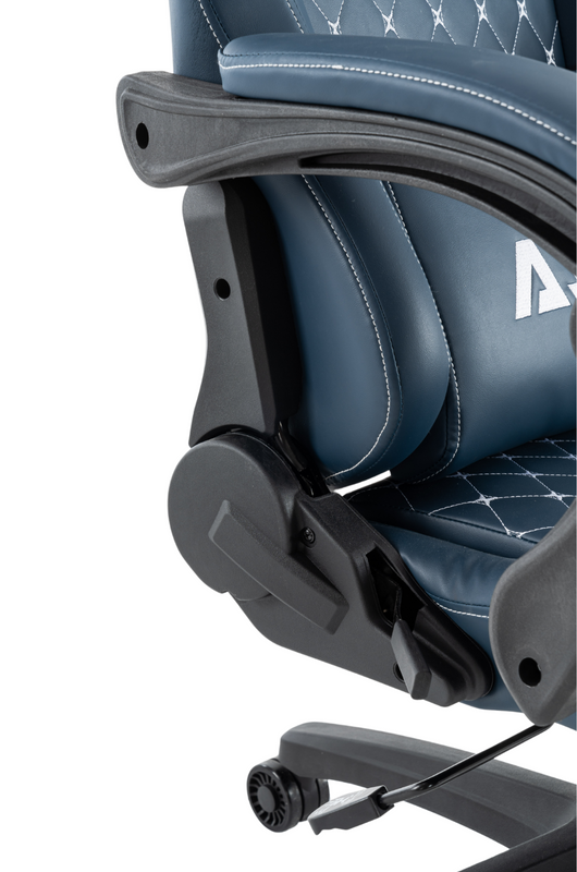 Fotel dla gracza gamingowy ergonomiczny krzesło niebieski Poseidon