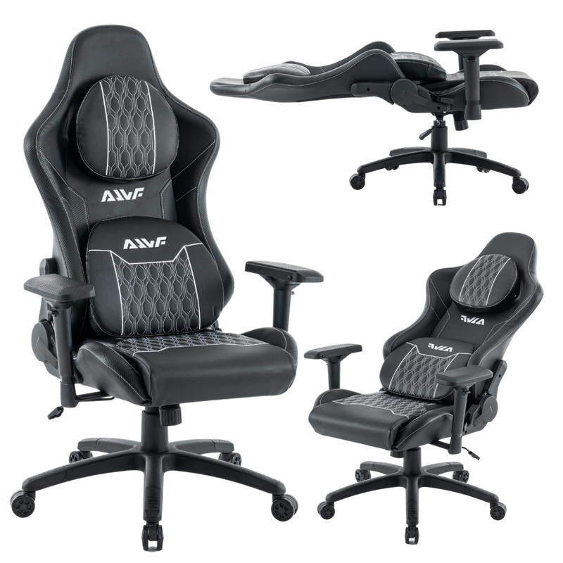 Fotel dla gracza gamingowy ergonomiczny krzesło czarny Tucker