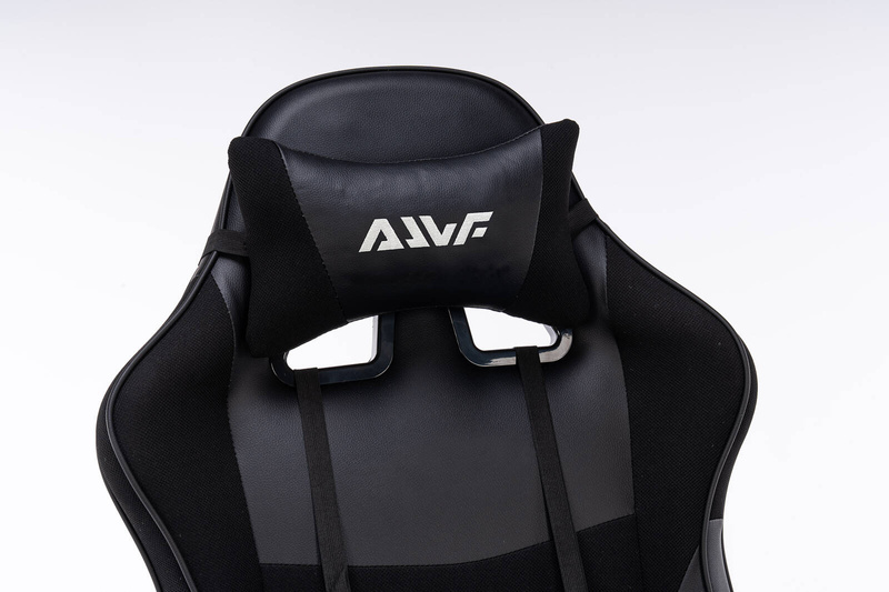 Fotel dla gracza gamingowy krzesło ergonomiczny obrotowy biurowy czarny King