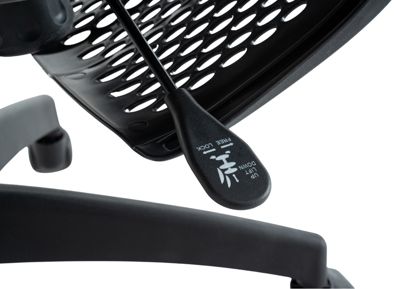 Fotel biurowy z podnóżkiem ergonomiczny obrotowy regulowany siateczkowy krzesło szaro-czarny Future