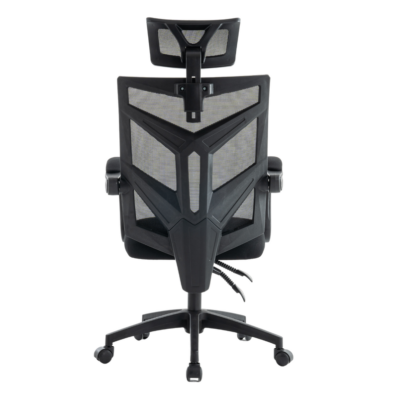 Fotel biurowy ergonomiczny obrotowy siateczkowy mesh krzesło czarny Nexus