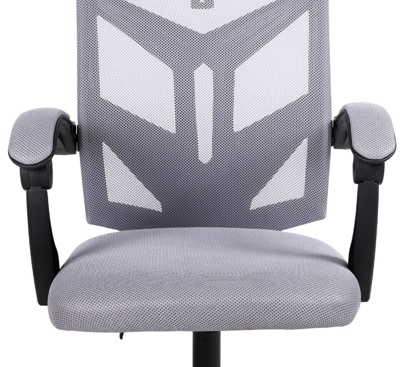 Fotel biurowy ergonomiczny obrotowy siateczkowy mesh krzesło szary Nexus