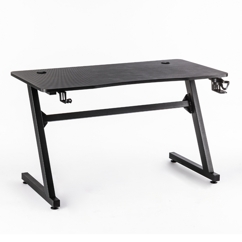 Biurko dla gracza komputerowe gamingowe 120x60 czarne Hades