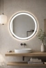 Lustro podświetlane LED ANTI-FOG 60 cm okrągłe J112