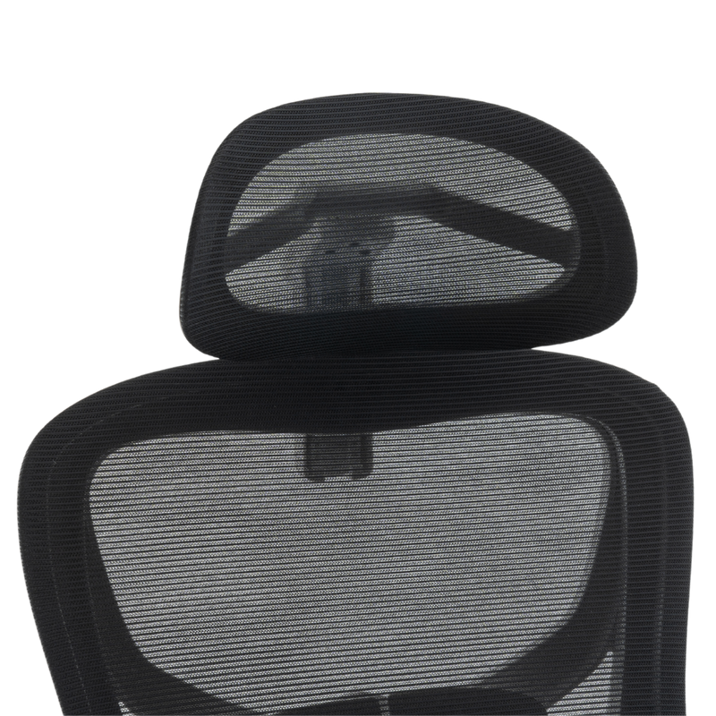 Fotel biurowy ergonomiczny obrotowy siateczkowy bujany krzesło czarno-biały Prime