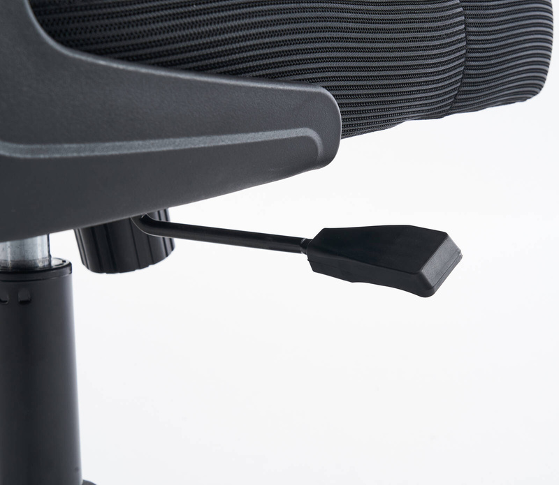 Fotel biurowy ergonomiczny obrotowy siateczkowy bujany krzesło czarny Classic