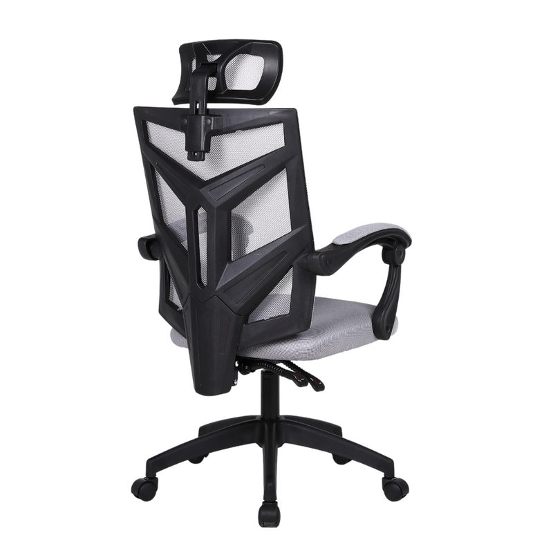 Fotel biurowy ergonomiczny obrotowy siateczkowy mesh krzesło szary Nexus