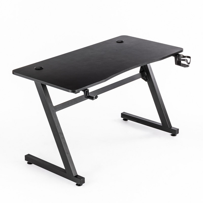 Biurko dla gracza komputerowe gamingowe 120x60 czarne Hades