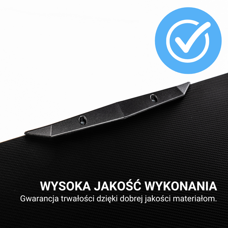 Biurko dla gracza komputerowe gamingowe LED 120x60 czarne Apollo