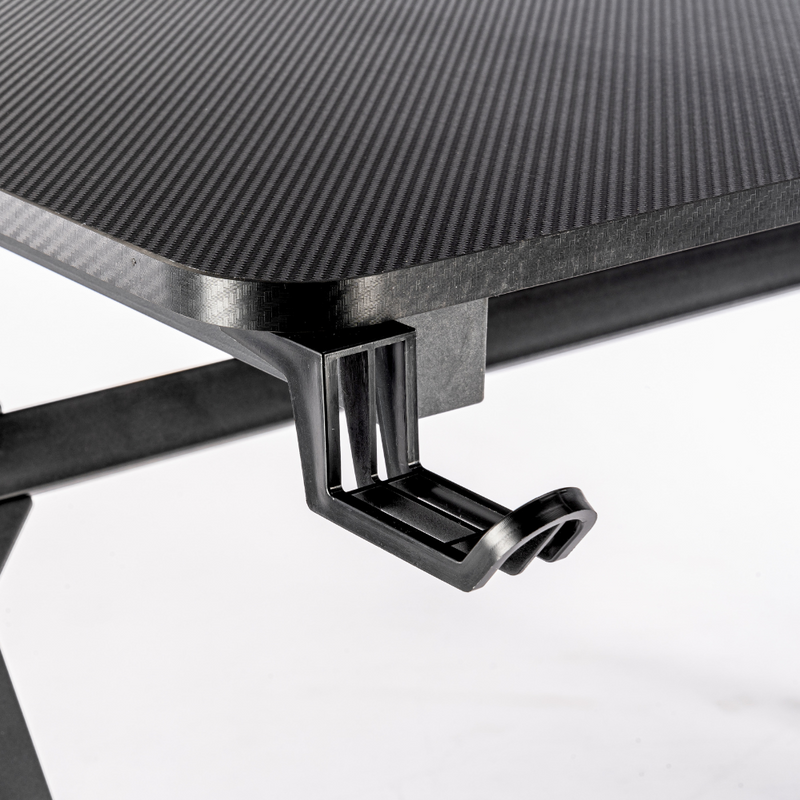 Biurko dla gracza komputerowe gamingowe 120x60 czarne Artemis