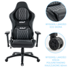 Fotel dla gracza gamingowy ergonomiczny krzesło czarny Tucker