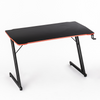 Biurko dla gracza komputerowe gamingowe 120x60 czarno-czerwone Ares