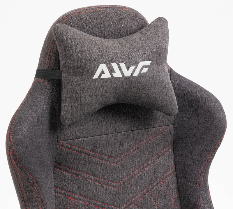 Fotel dla gracza gamingowy kubełkowy materiałowy ergonomiczny krzesło z podnóżkiem brązowy Modern