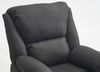 Fotel rozkładany wypoczynkowy relaksacyjny grafitowy William