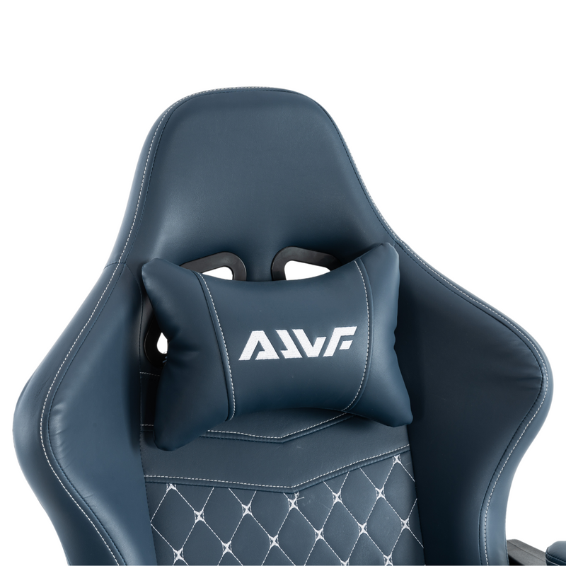 Fotel dla gracza gamingowy ergonomiczny krzesło niebieski Poseidon