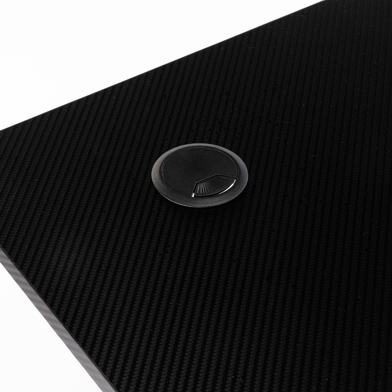 Biurko dla gracza komputerowe gamingowe 120x60 czarne Artemis