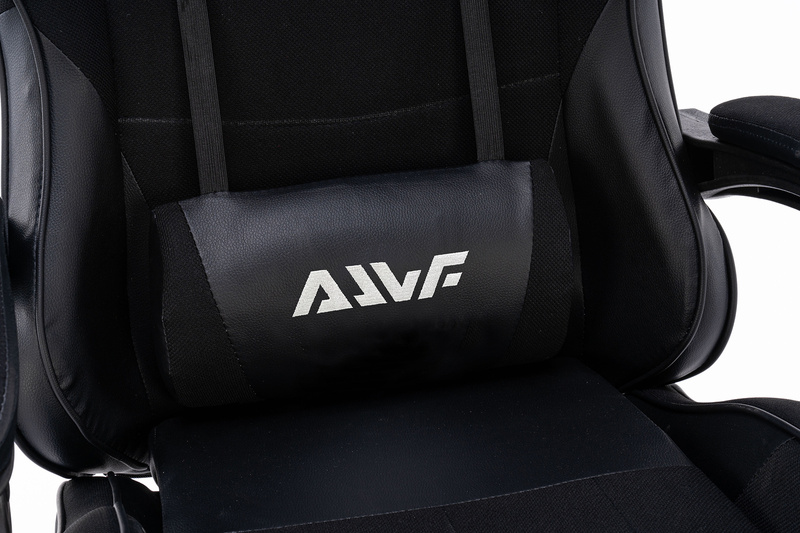 Fotel dla gracza gamingowy krzesło ergonomiczny obrotowy biurowy czarny King