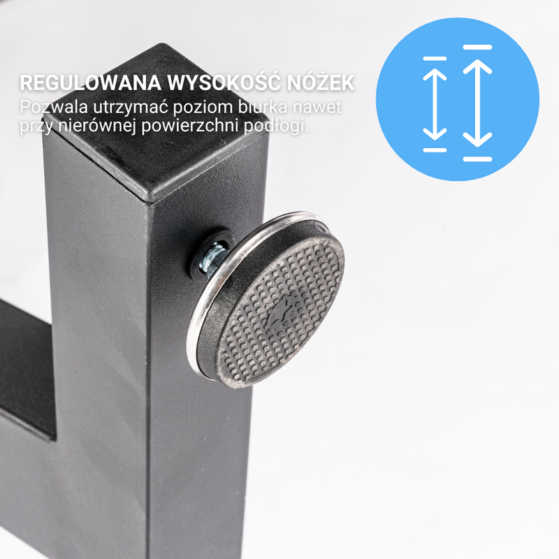 Biurko dla gracza komputerowe gamingowe LED 120x60 czarne Apollo