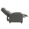 Fotel rozkładany wypoczynkowy relaksacyjny szary Chuck
